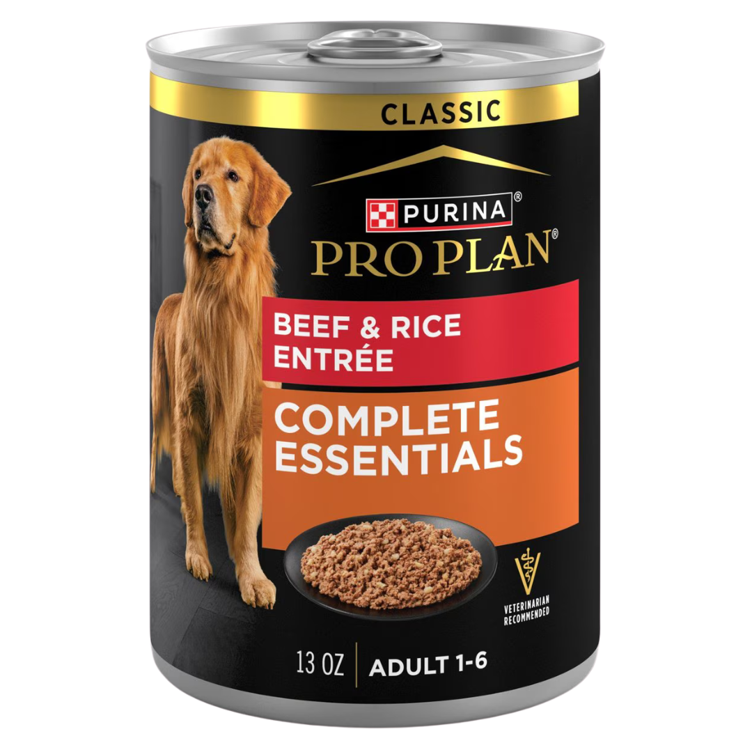 Purina Pro Plan Savor Beef & Rice Canned Dog Food
