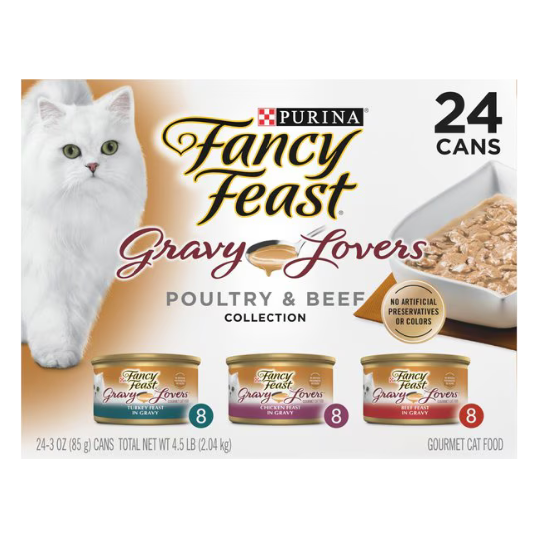 Fancy Feast Gravy Lovers Variety Pack Canned Cat Food