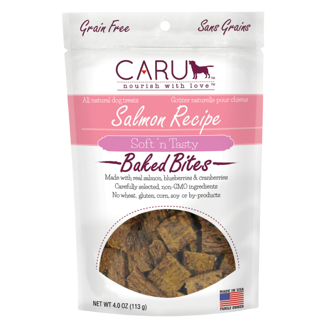 Caru Soft 'n Tasty Salmon Recipe Bites for Dogs