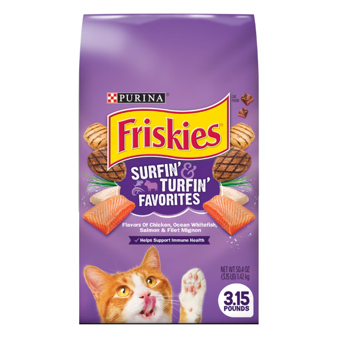 Friskies Surfin' & Turfin' Favorites Dry Cat Food