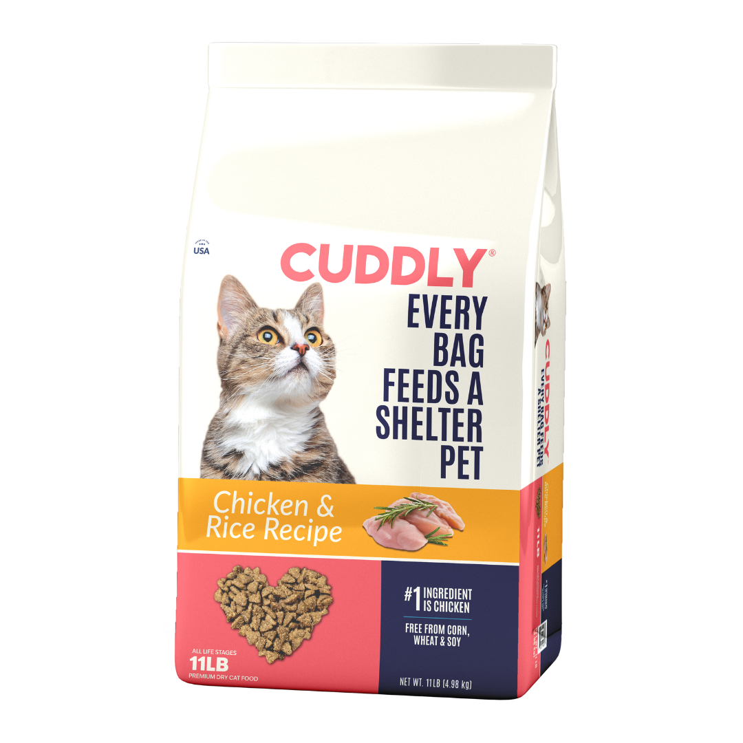 CUDDLY Chicken & Rice Dry Cat Food