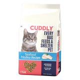 CUDDLY Seafood Medley Dry Cat Food