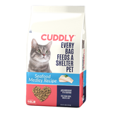 CUDDLY Seafood Medley Dry Cat Food