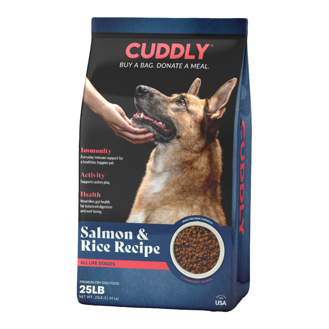 CUDDLY Salmon & Rice Dry Dog Food