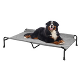 Veehoo Cooling Elevated Dog Bed with Side Guardrails