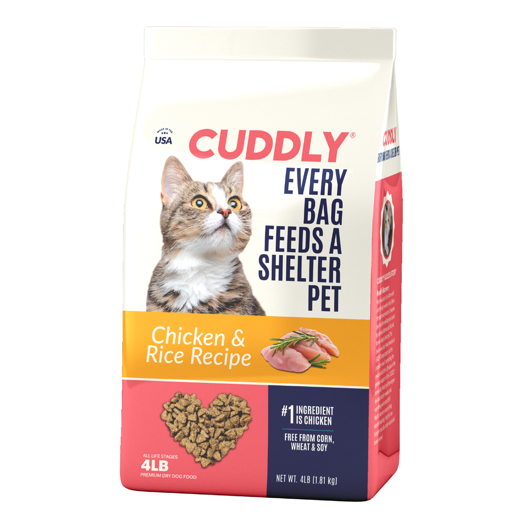 CUDDLY Chicken & Rice Dry Cat Food