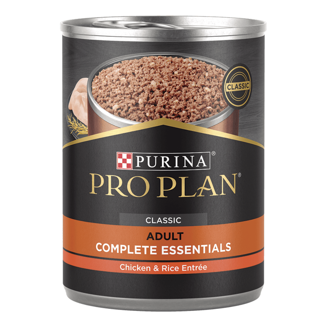 Purina Pro Plan Complete Essentials Adult Chicken & Rice Canned Dog Food