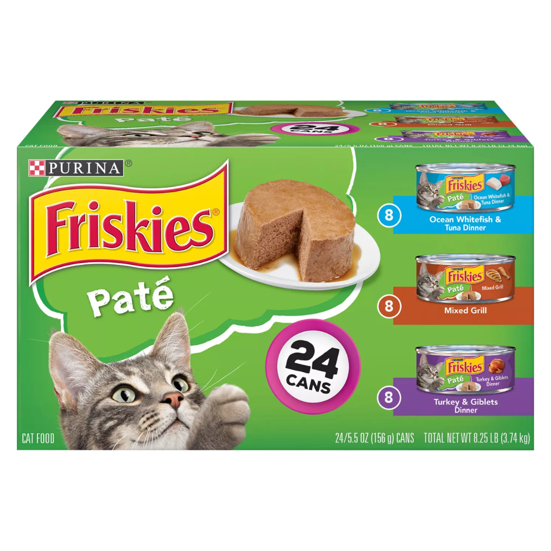 Friskies Classic Pate Variety Pack Canned Cat Food