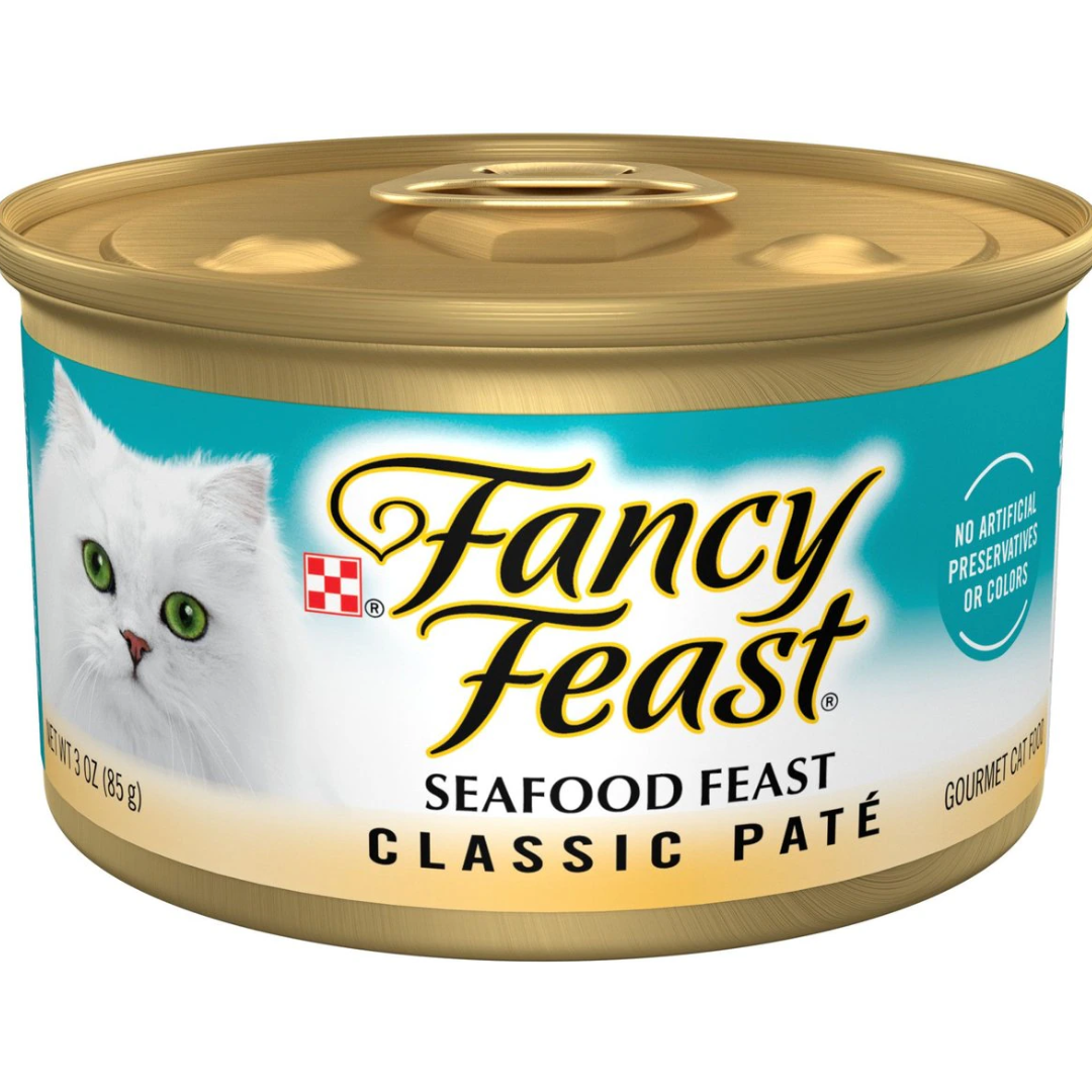 Fancy Feast Seafood Feast Classic Pate Wet Cat Food