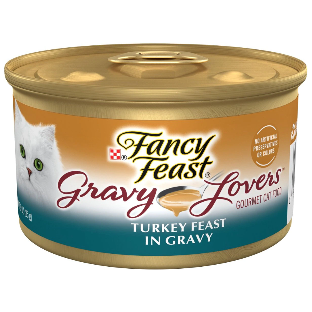 Fancy Feast Gravy Lovers Turkey Feast in Gravy Canned Cat Food