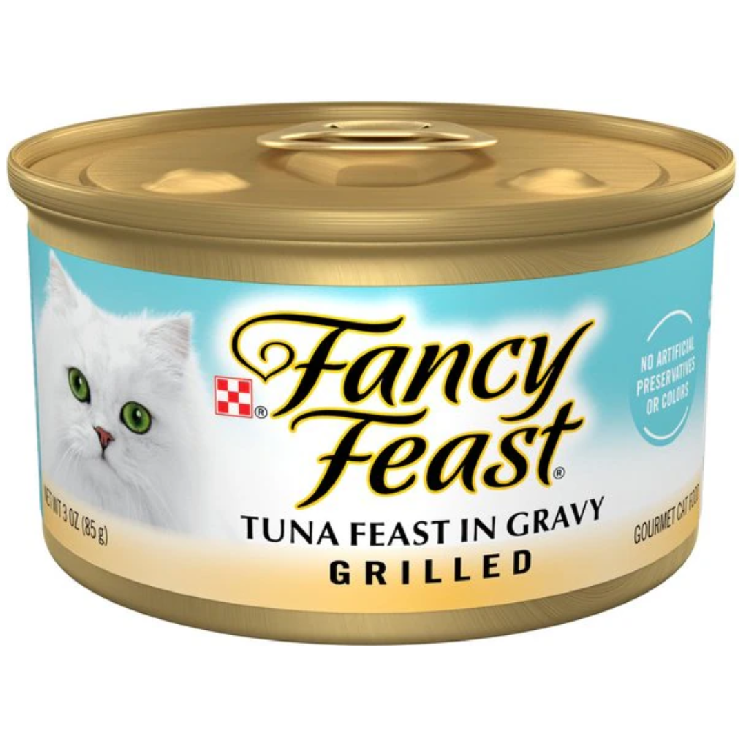 Fancy Feast Grilled Tuna Feast in Gravy Canned Cat Food