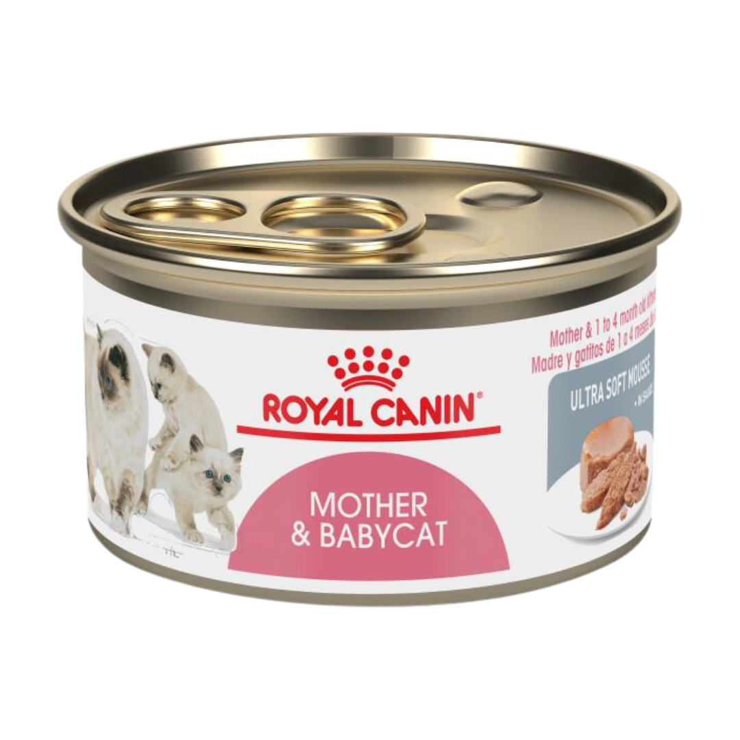 Royal Canin Feline Health Nutrition Mother & Babycat Ultra Soft Mousse in Sauce Canned Cat Food