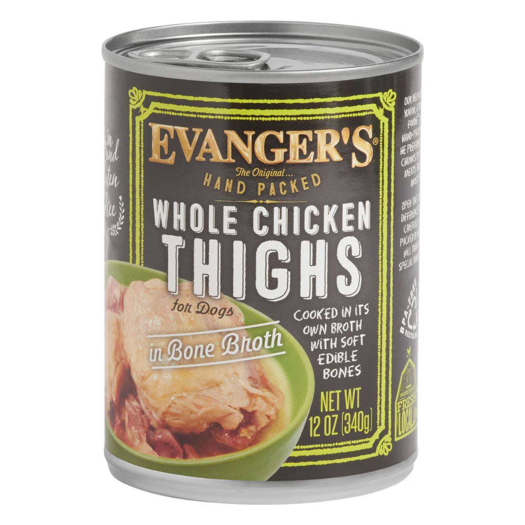 Evangers Chicken Thighs Canned Dog Food