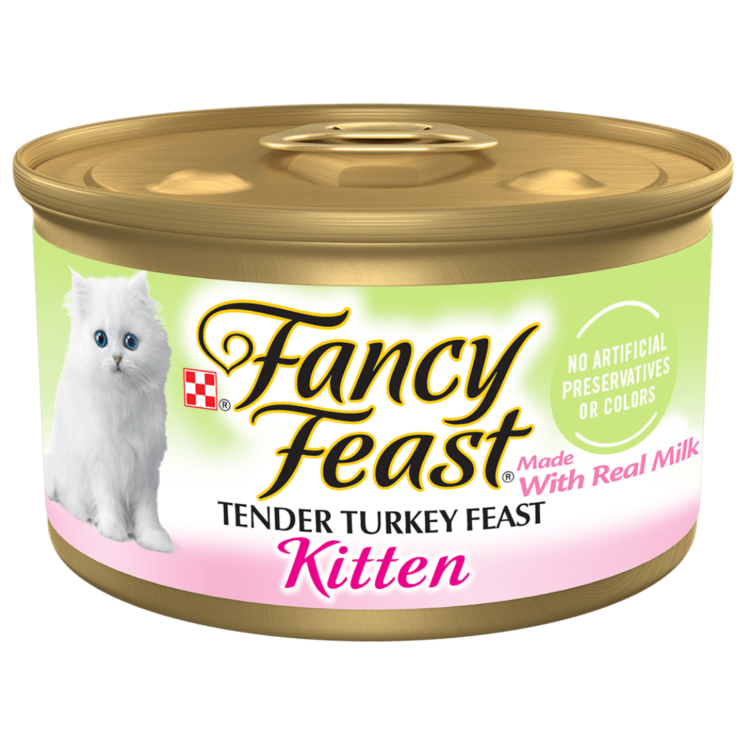 Fancy Feast Tender Turkey Feast Canned Kitten Food