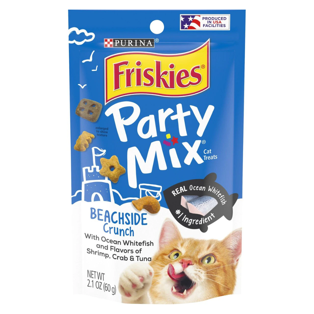 Friskies Party Mix Beachside Crunch Cat Treats