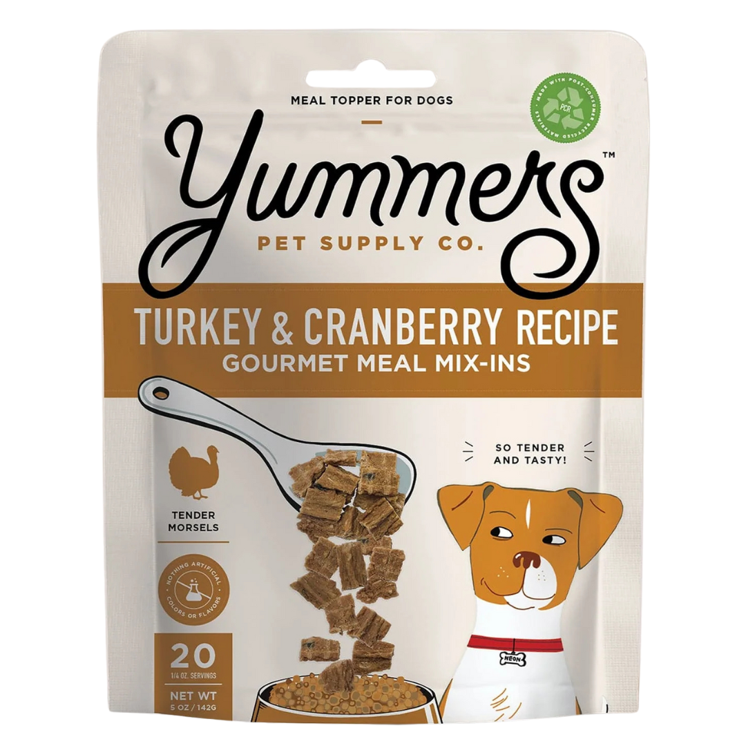 Yummers Pet Turkey & Cranberry Gourmet Meal Mix-In for Dogs