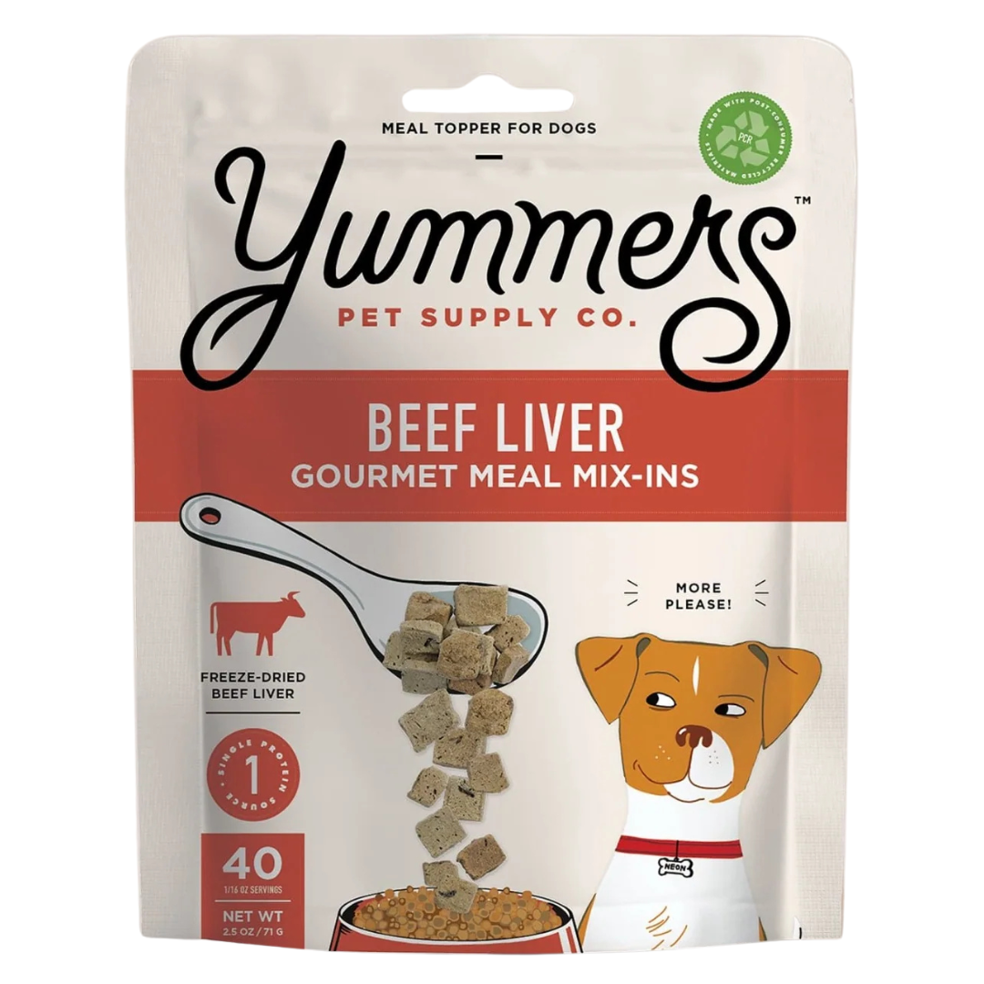 Yummers Pet Beef Liver Gourmet Meal Mix-in for Dogs