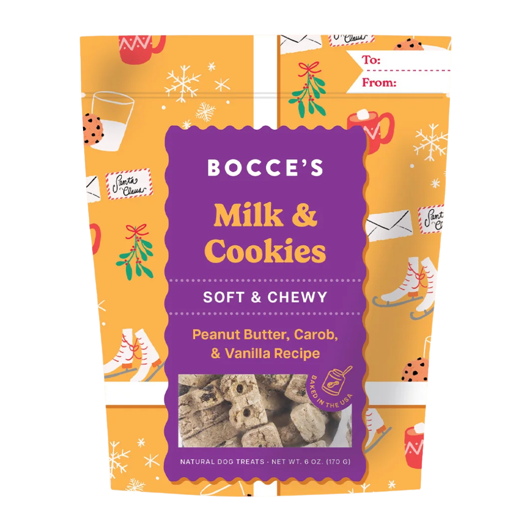 Bocce's Milk & Cookies Soft & Chewy Dog Treats