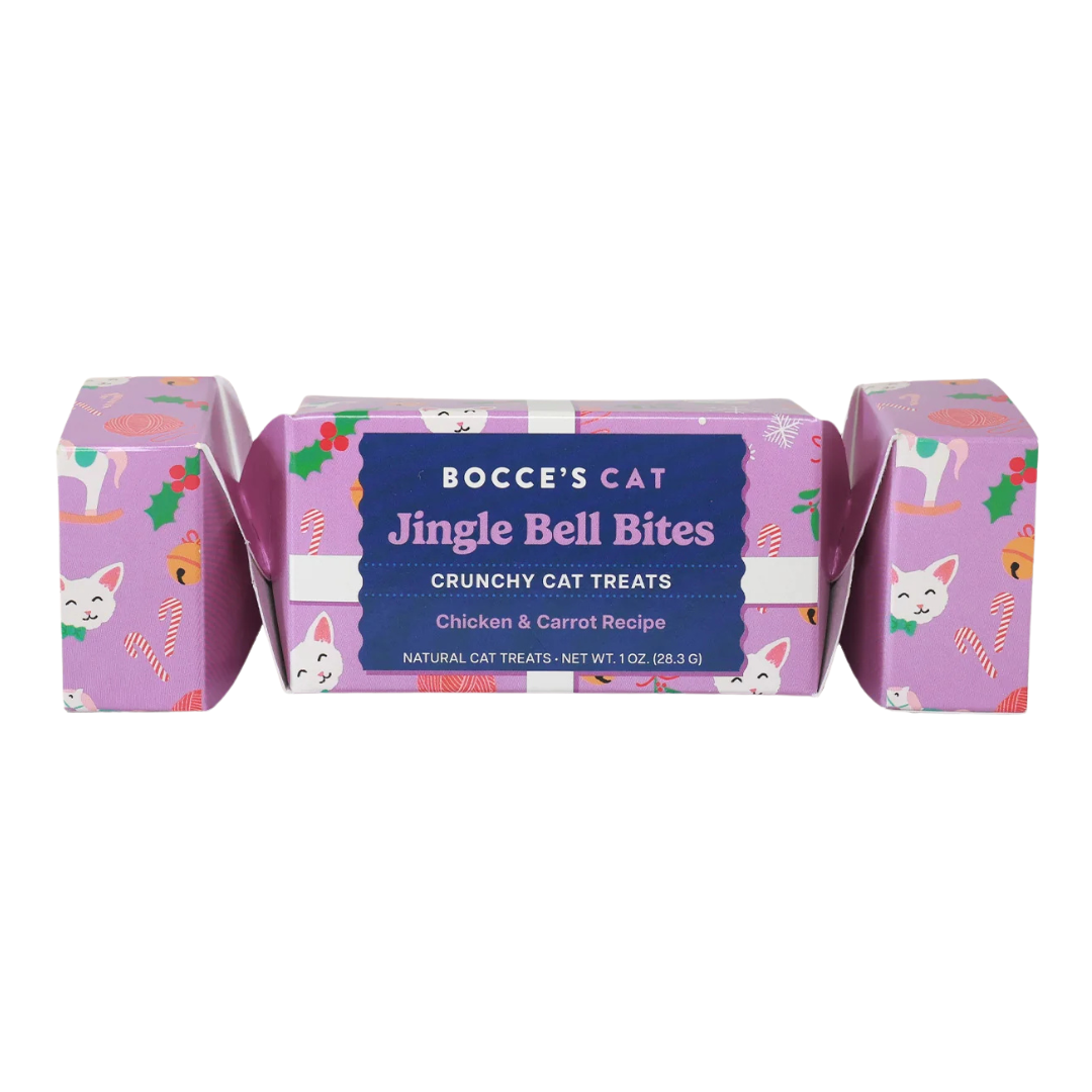 Bocce's Jingle Bell Bites Crunchy Cat Treats