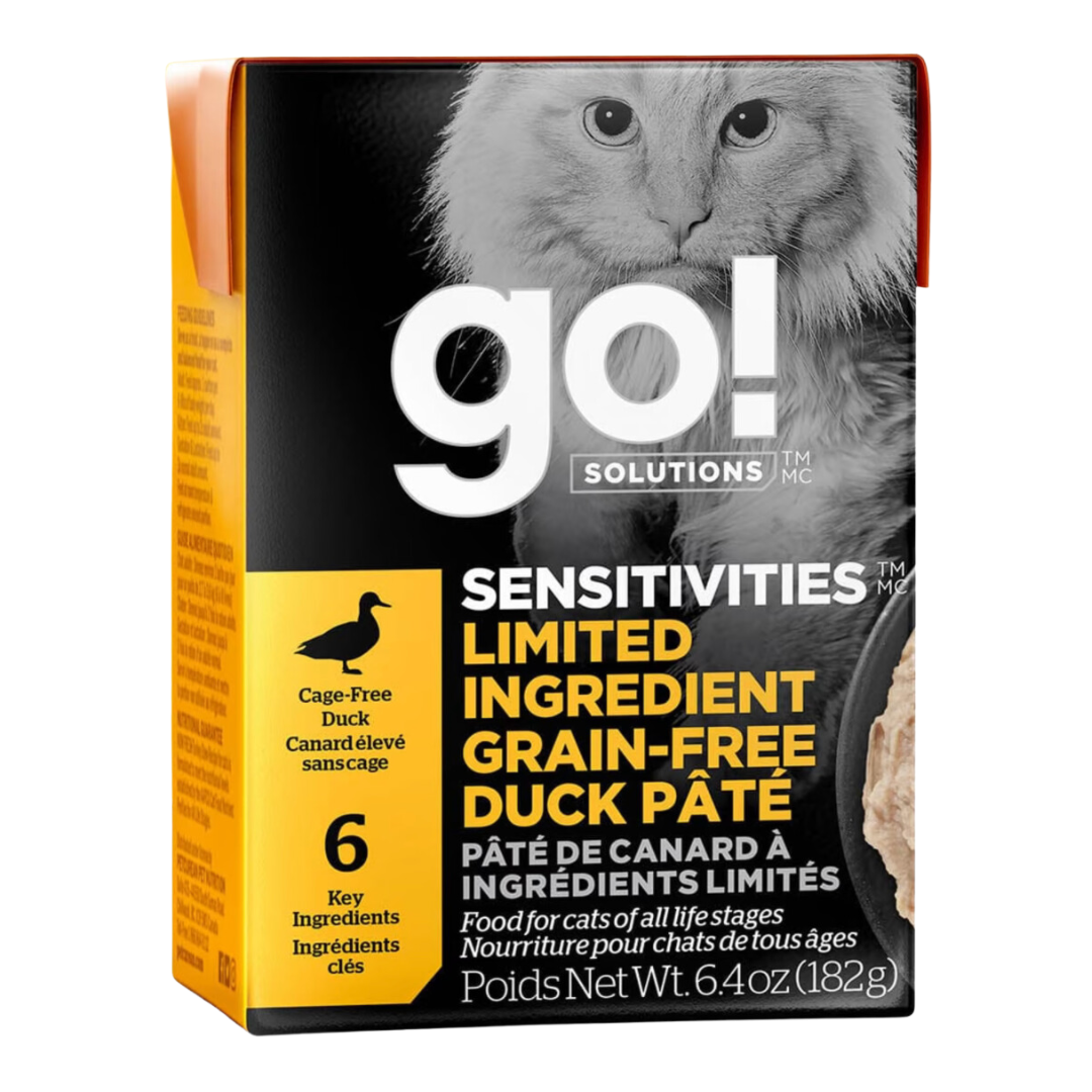 Petcurean Go! Sensitivities Limited Ingredient Grain Free Duck Pate Wet Cat Food