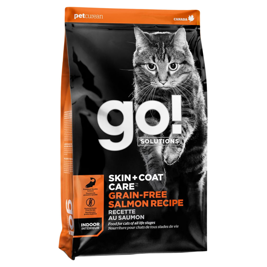 Petcurean Go! Skin & Coat Grain Free Salmon Dry Cat Food