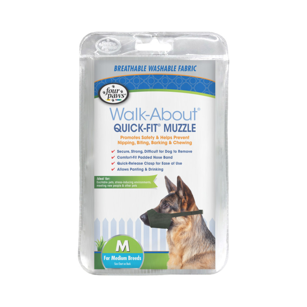 Four Paws Walk-About Quick-Fit Dog Muzzle