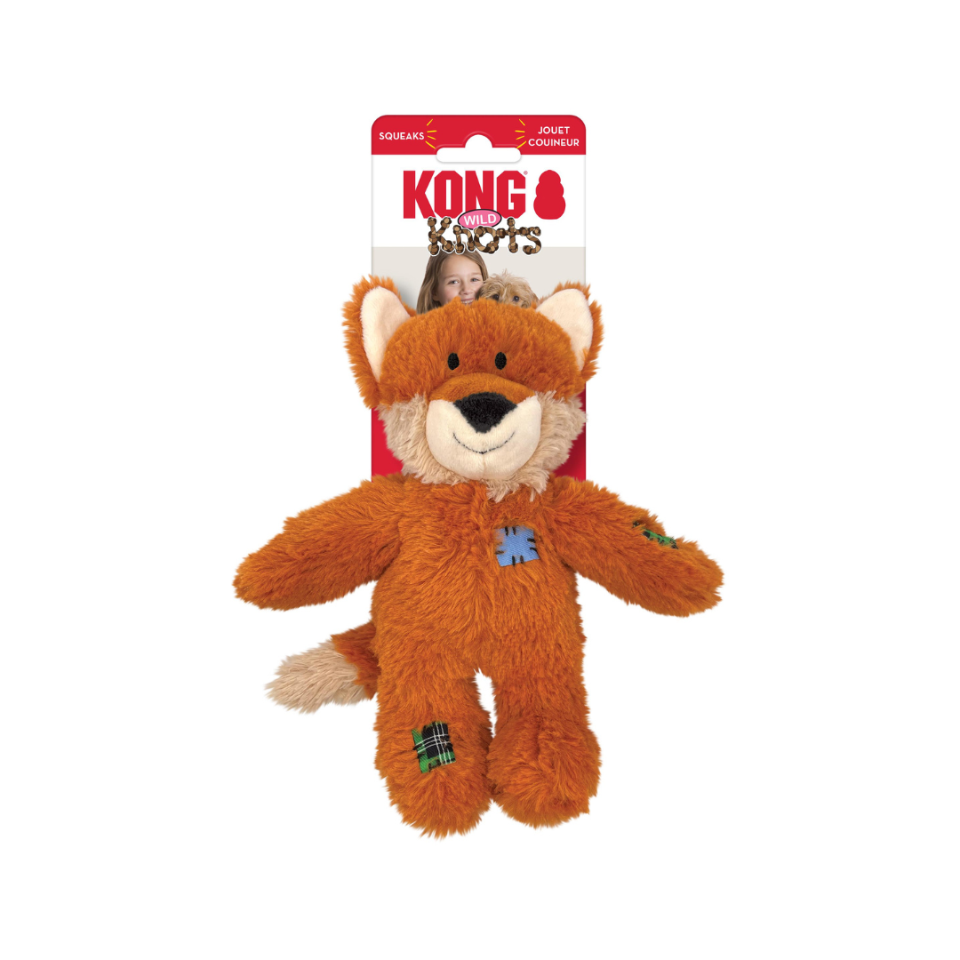 KONG Wild Knots Fox Dog Toy