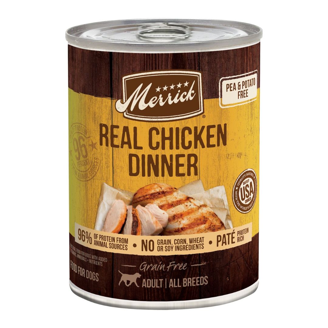 Merrick Grain Free 96% Real Chicken Recipe Canned Dog Food