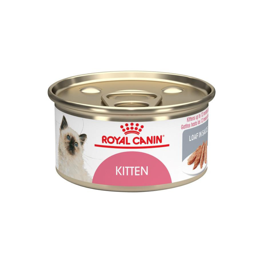 Royal Canin Feline Health Nutrition Kitten Instinctive Loaf in Sauce Canned Kitten Food