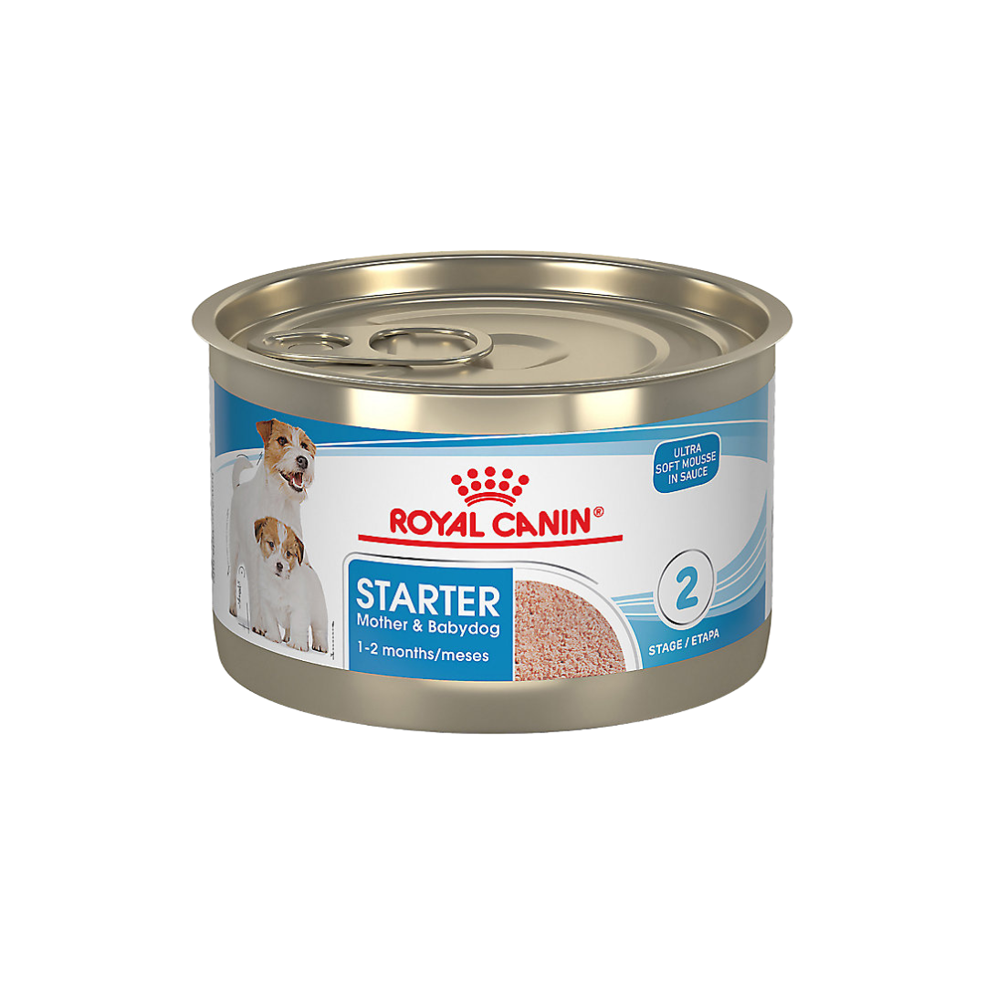 Royal Canin Size Health Nutrition Starter Mother & Babydog Mousse In Sauce Canned Dog Food