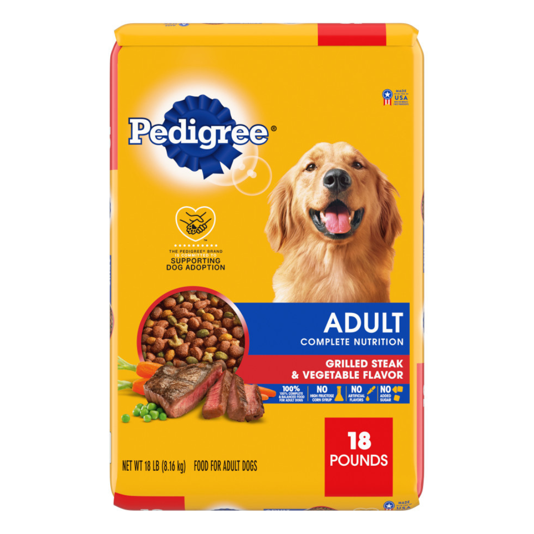 Pedigree Complete Nutrition Grilled Steak & Vegetable Adult Dry Dog Food