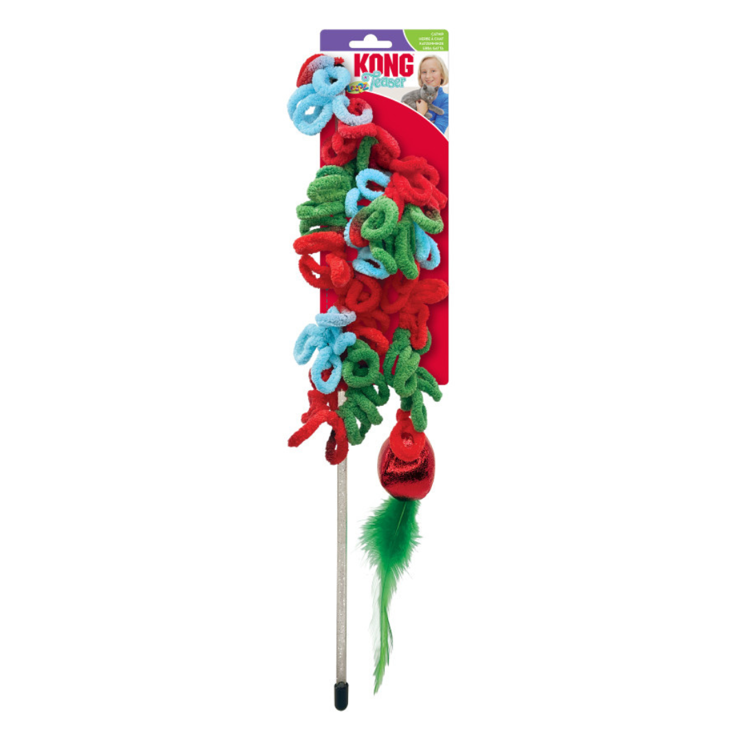 KONG Holiday Teaser Loops Cat Toy