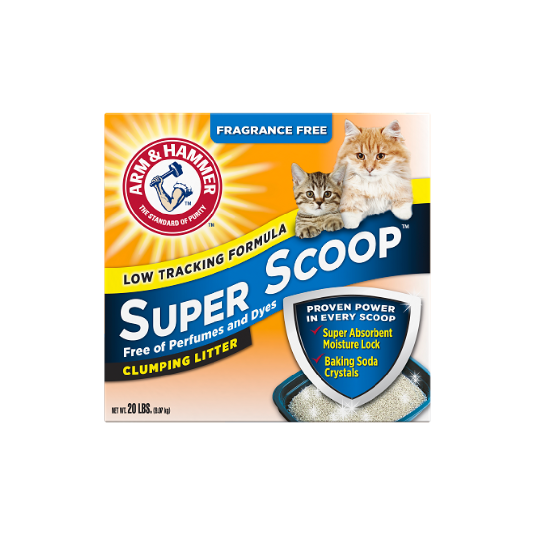 Arm & Hammer Super Scoop Clumping Unscented Cat Litter