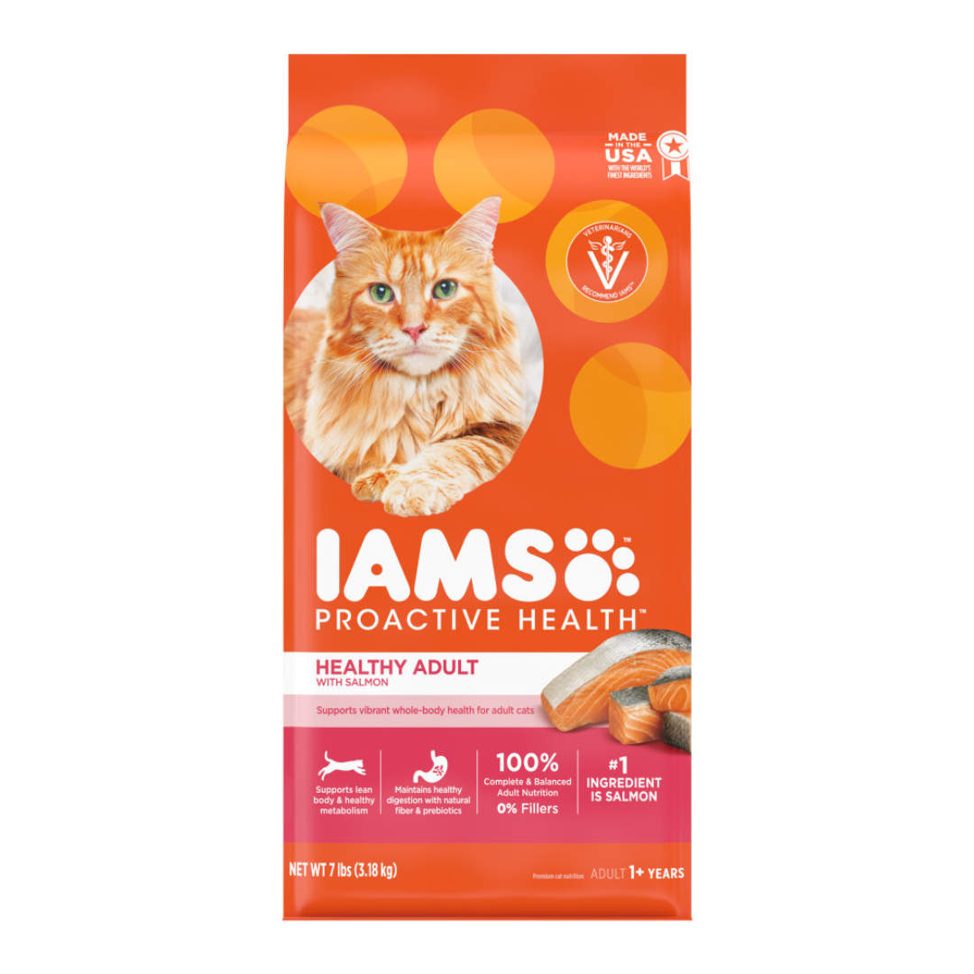 IAMS Proactive Health Salmon Adult Dry Cat Food