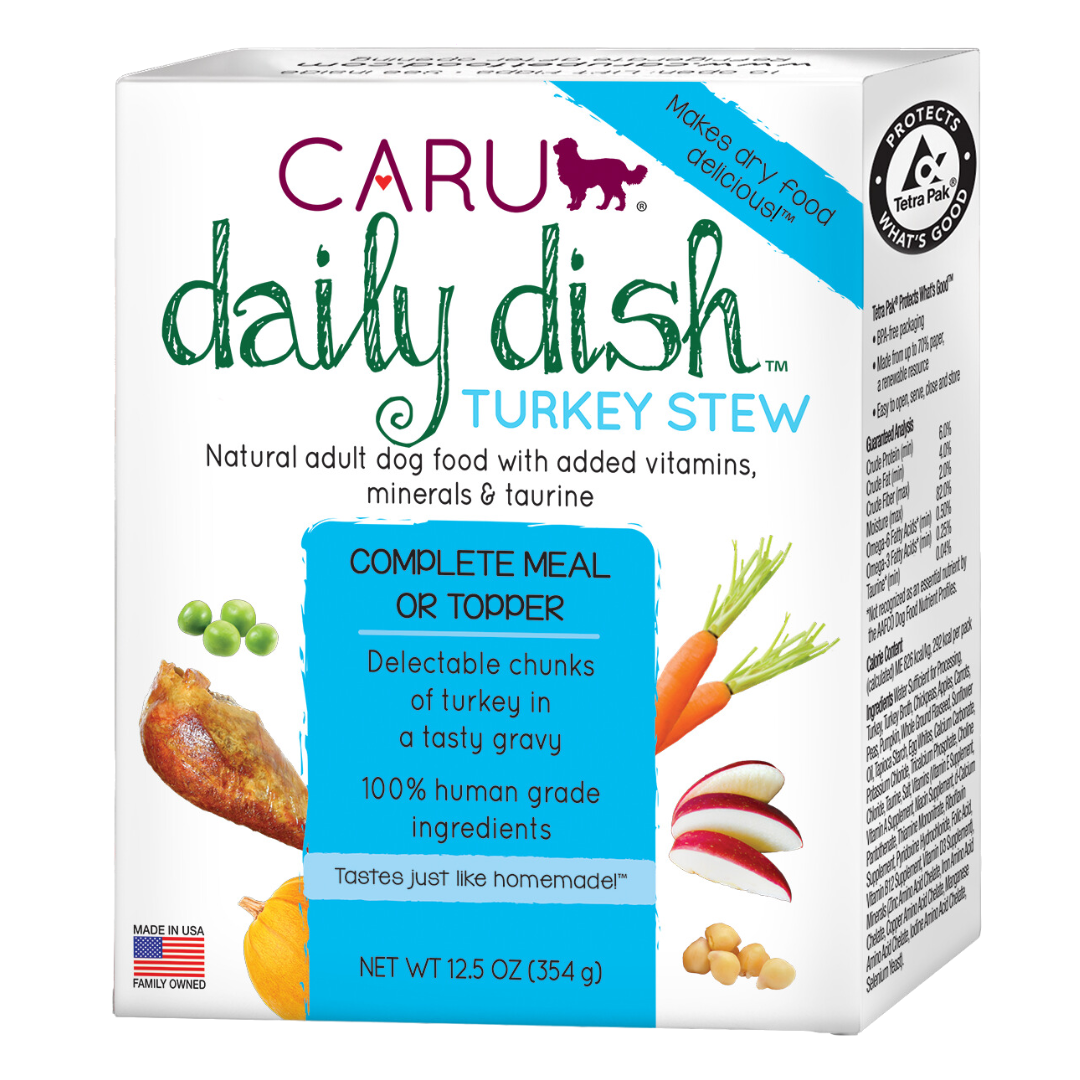 Caru Daily Dish Turkey Stew for Dogs