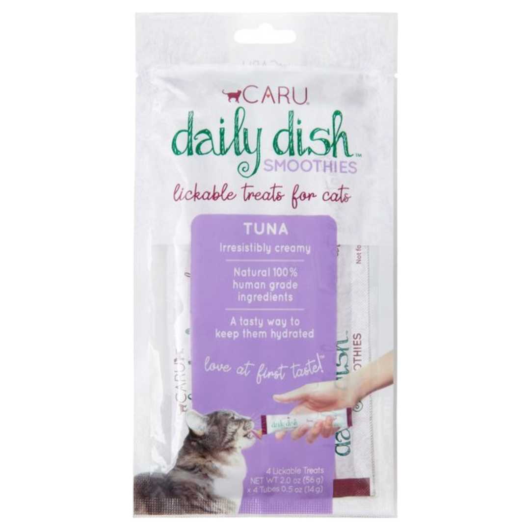 Caru Daily Dish Smoothies Tuna Lickable Treat for Cats