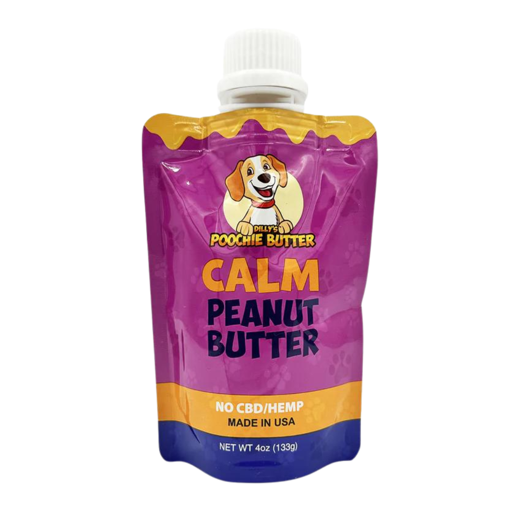 Dilly's Poochie Butter Calming Peanut Butter Squeeze Pack