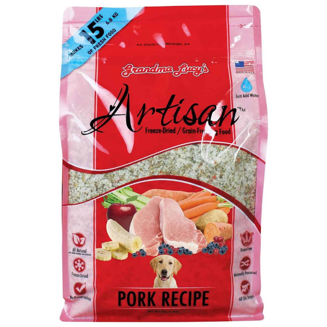 Grandma Lucy's Artisan Pork Freeze Dried Dog Food