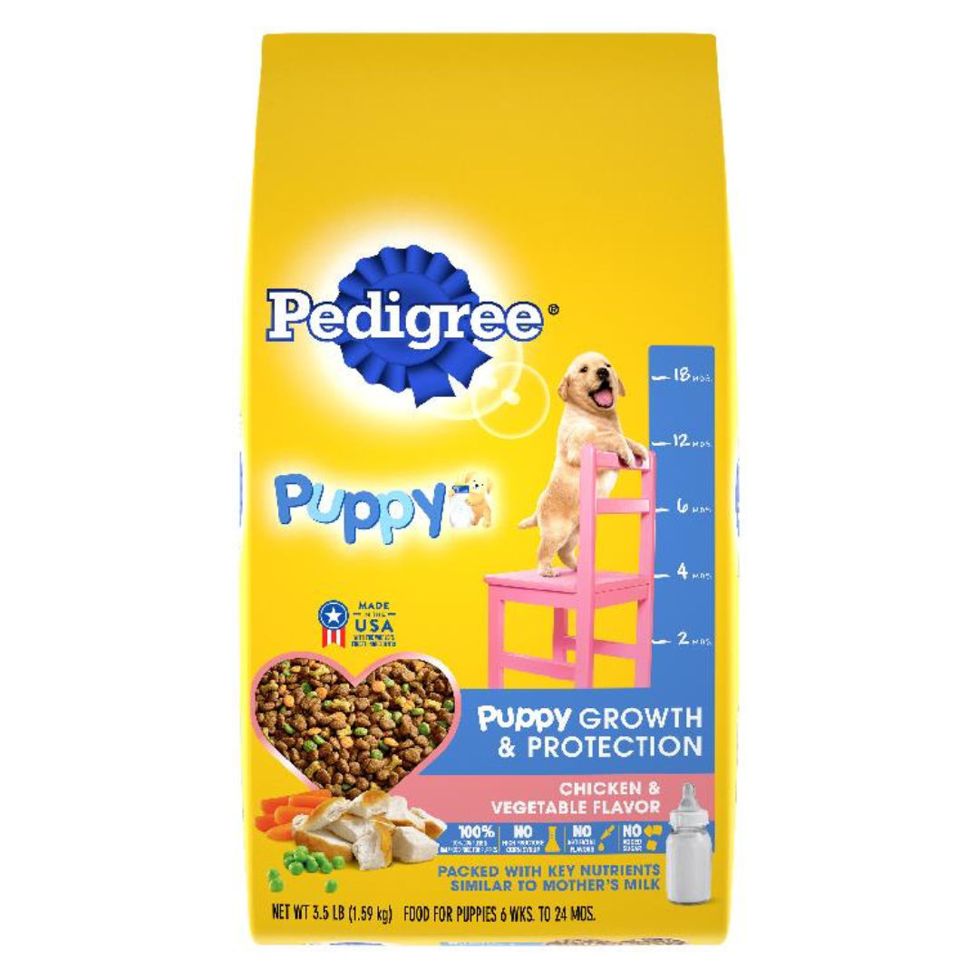 Pedigree Growth & Protection Chicken & Vegetable Dry Puppy Food