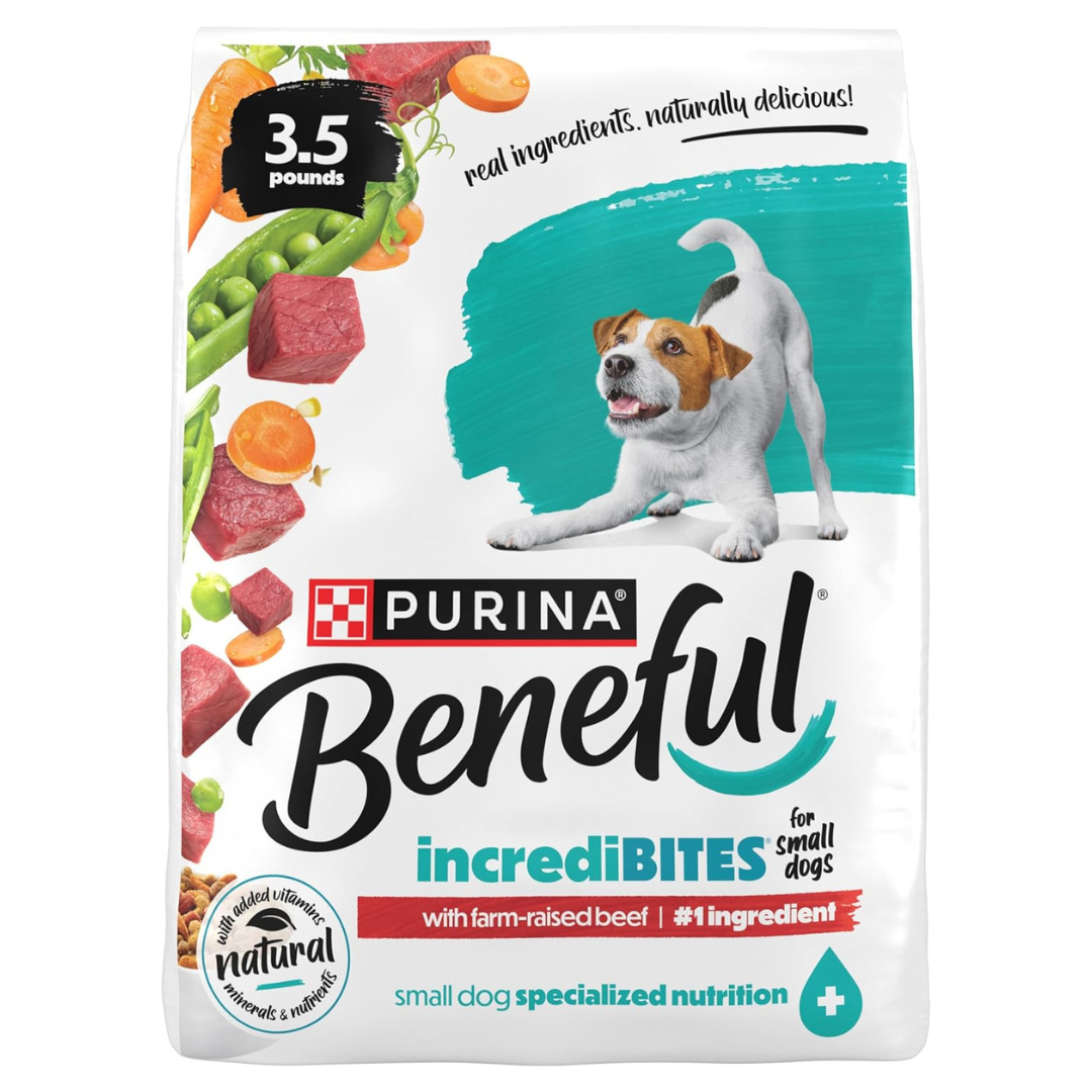 Purina Beneful Incredibites Farm-Raised Beef Natural Dry Dog Food