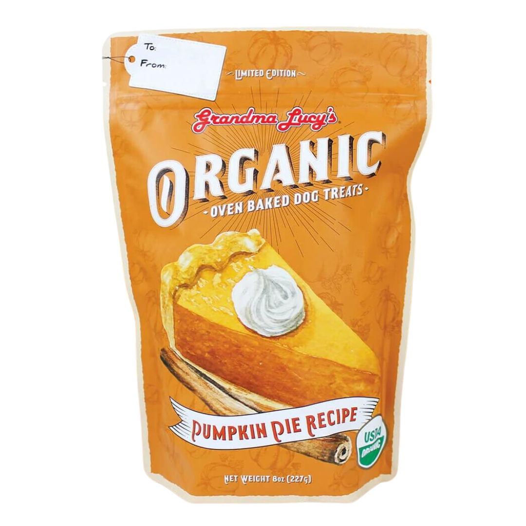 Grandma Lucy's Organic Pumpkin Pie Oven Baked Dog Treats