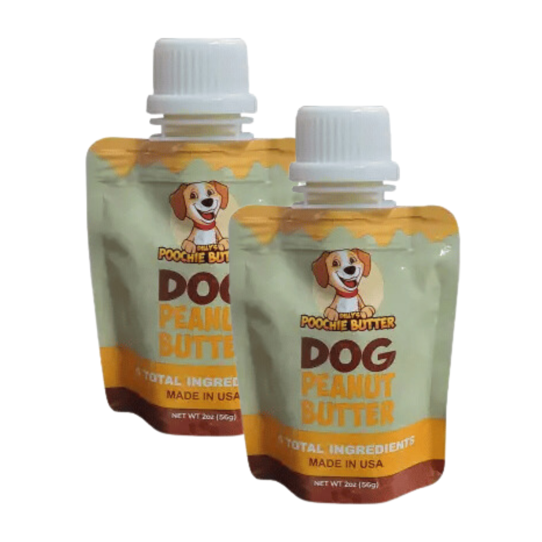 Dilly's Poochie Butter Peanut Butter Squeeze Pack