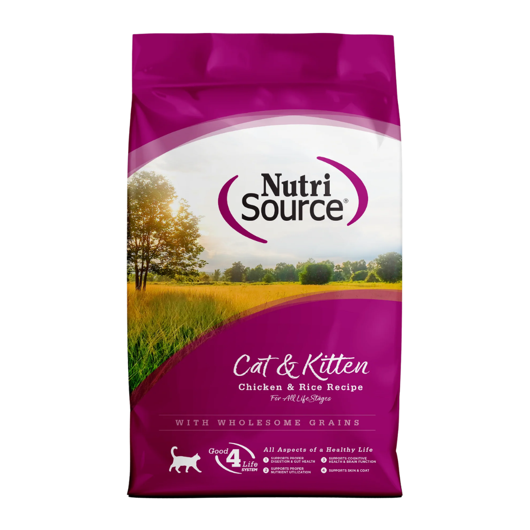 NutriSource Chicken & Rice Dry Cat/Kitten Food