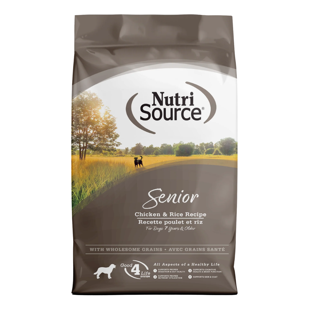 NutriSource Chicken & Rice Senior Dry Dog Food