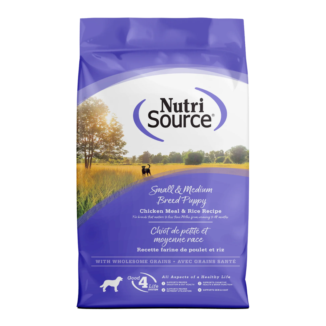 NutriSource Chicken & Rice Small/Medium Breed Dry Puppy Food