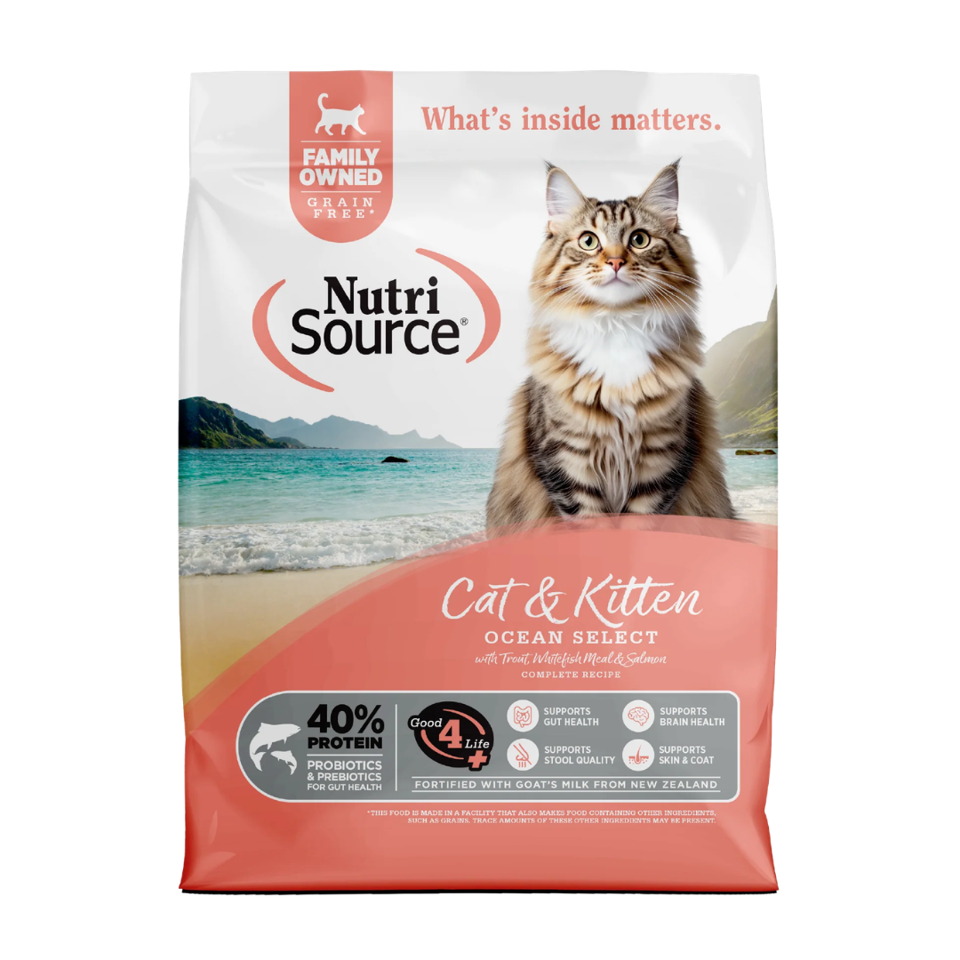 NutriSource Ocean Select Grain Free Dry Cat/Kitten Food