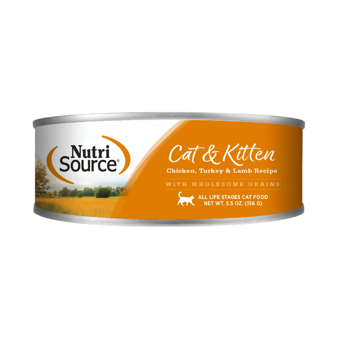 NutriSource Chicken, Turkey, & Lamb Wet Cat/Kitten Food
