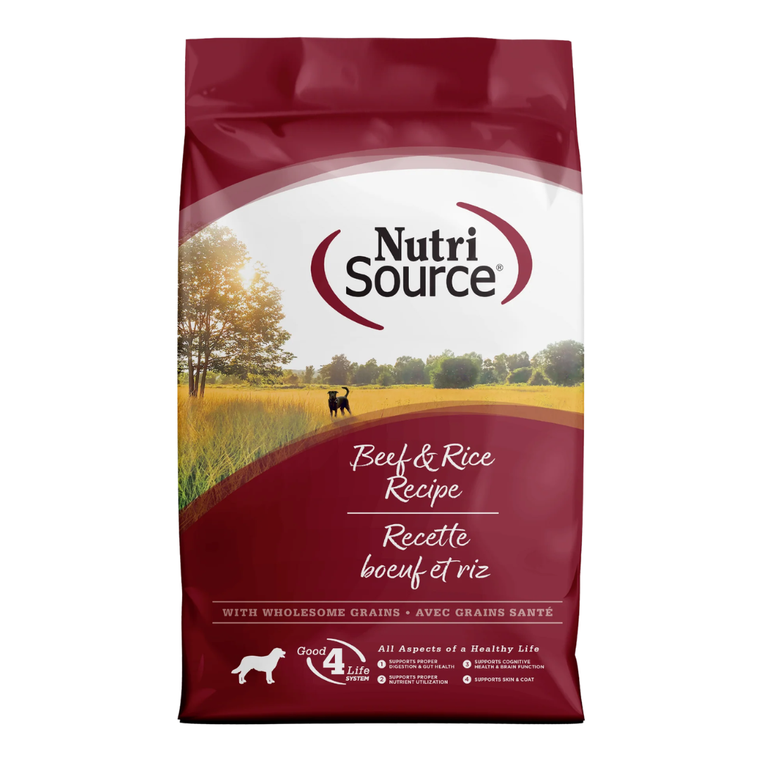 NutriSource Beef & Rice Dry Adult Dog Food