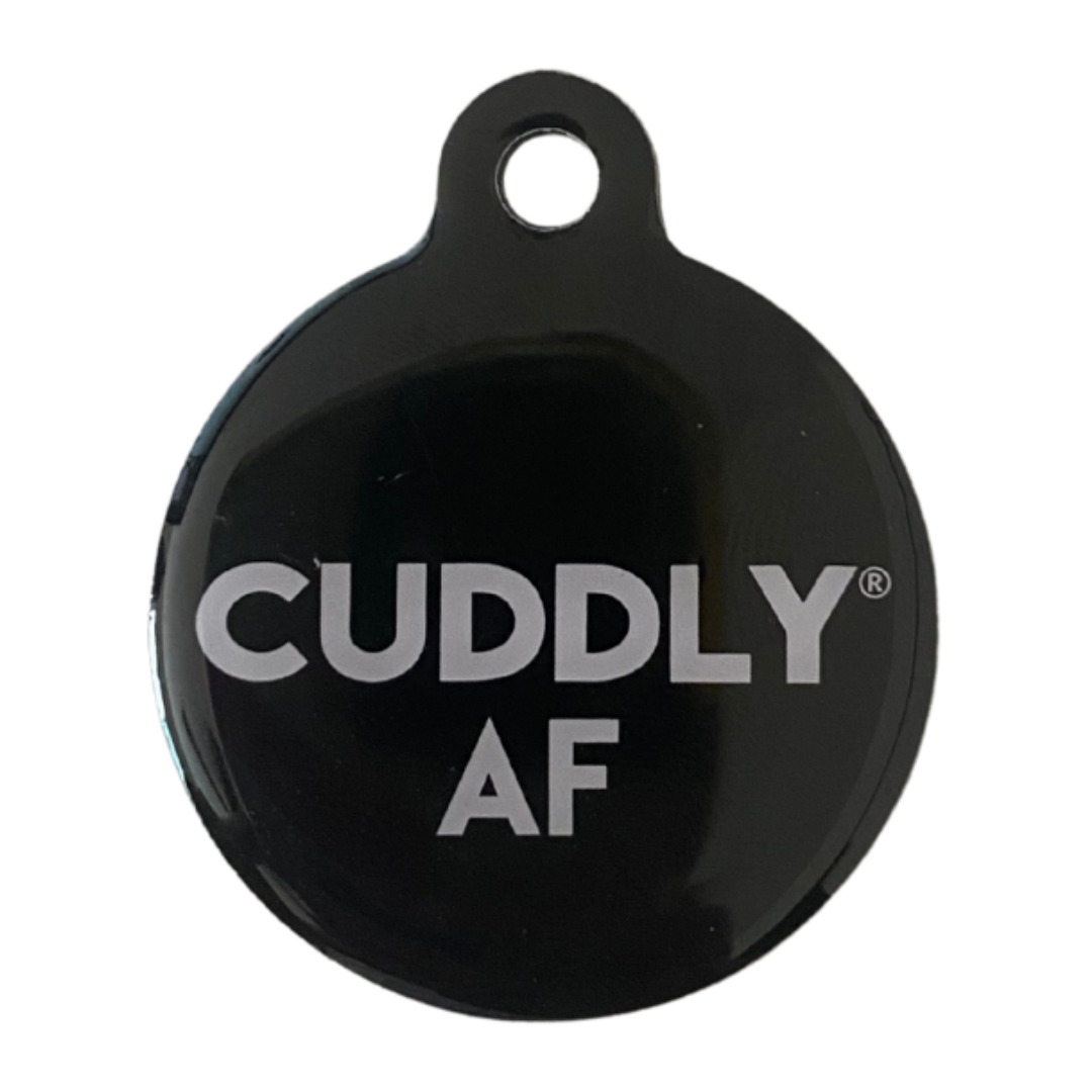 CUDDLY ID Tag, Black