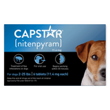 CAPSTAR (nitenpyram) Oral Flea Treatment for Dogs, 6 doses